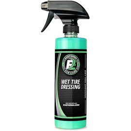 ExoForma Wet Tire Dressing Spray - Extremely High Shine Tire Dressing for That Wet Look - No Sling, Non-Greasy Silicone Formula with UV Protection - Easy to Apply, Minimal Cure Time - 16 fl oz