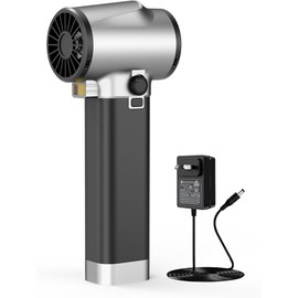 Turbo Dryer Blower for Cars-64mm 750W Supper Motor, 1600G 181ft/s Car Dryer Turbo Fan Air Blower with Light, Handheld Leaf Blower Cordless for Leaves, Snow,House,Machine Room,Car Cleaning -Garden Tool