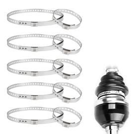 10 Stück Cv Achsmanschetten Schellen,Antriebswellenmanschette,Klemmschelle,Cv Schlauchschellen Set,Rohrschellen,5 Stück Große Und Kleine Verstellbare Klemmschelle Achsmanschette,Für Die Meisten Auto