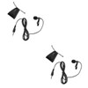 Generic 2pcs Portable Clip Microphone for Pc Phone Lavalier Computer