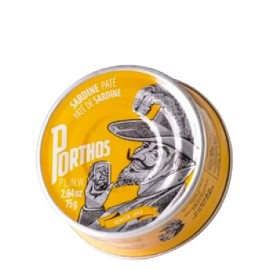 Porthos Sardine Pate (2.64oz/75g) Product of Portugal  Conservas Portugal Norte