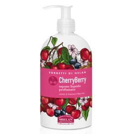 Helan I Sorbetti CherryBerry – Revitalisierung, Scented Body Cream mit Antioxidanten Vitamin C & E, Blackcurrant, Black Cherry – Gentle Moisturiser & Body Milk mit Sweet Almond Oil – Made in Italy,