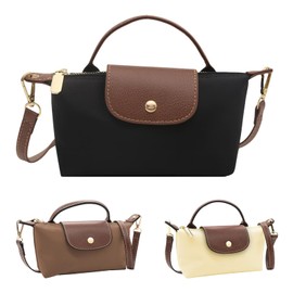 Mini Crossbody Bags for Women - quilted crossbody bags for women with Adjustable Strap, New Shoulder Bags Handbags Purses (Black)