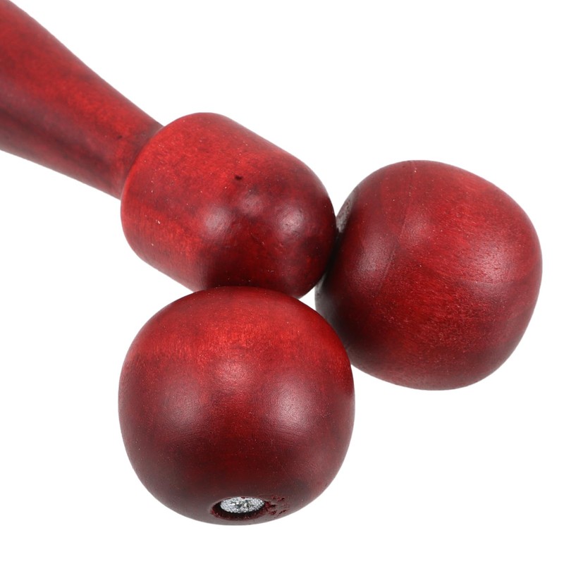 Healvian Wooden Facial Massager Tool Double Face Roller for Muscle