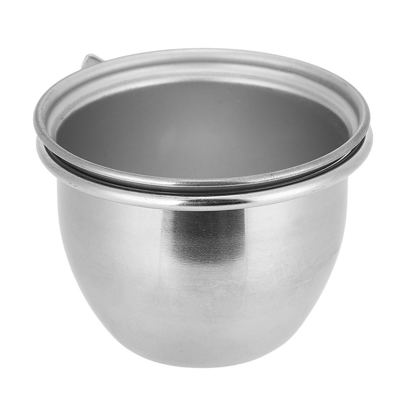 Stainless Steel Parrot Food and Water Coop Cup Bird Feeding