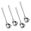 IMEEA 8-inch Mini Ladle Deep Soup Spoon SUS304 Stainless Steel