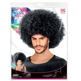 " BLACK JIMMY OVERSIZED WIG" in polybag -