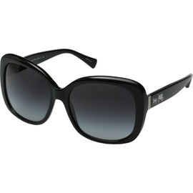 COACH 0HC8158 Black/Light Grey Gradient Sunglasses