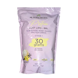 MI NUEVA SILUETA Lipotransfer Protein Stage 1 My New Silhouette is an Isolated Protein with Omegas, 30 Grams per Serving That Helps to Maintain transferred Fat. (VANILA)