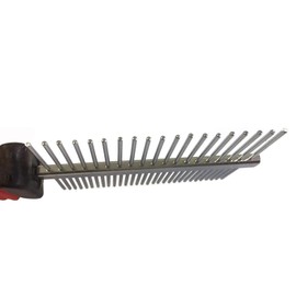 CVNRCLP Dual-Sided Deshedding Tool & Pet Grooming Brush | Professional Metal Shedding Comb for Dogs and Cats | Effective Fur Rake Trimmer | 20 x5cm