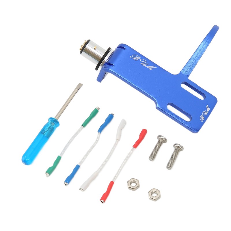 Phonograph Turntable Headshell Aluminum Alloy Headshell Cartridge Keeper for Record