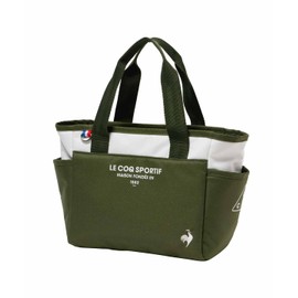 Coq Sportif Golf LG5FTT41L Women's Cart Bag, Round Bag, Simple, Outer Pocket, D-Ring, Golf, KH00 (Khaki)