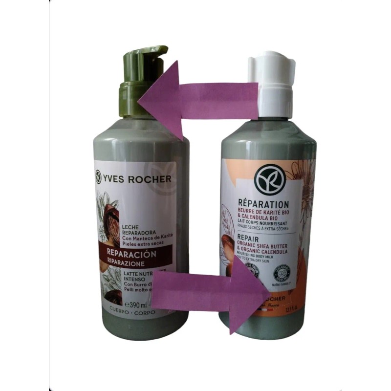 Maxi Leche Corporal Reparadora Piel Extra Seca Yves Rocher