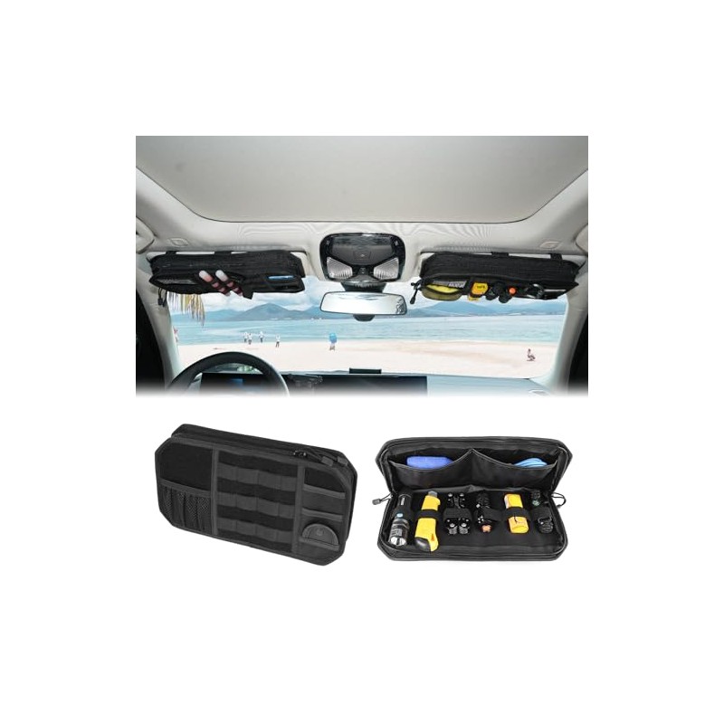 Organizador para Parasol de Auto (2 Piezas), Gran Capacidad con