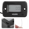 Engine Hour Meter Digital LCD Display Gauge Vibration Activated Waterproof