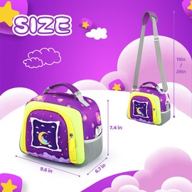 TATAVR Carrying Bag Compatible with Yoto Player (3rd Generation), Kids Toys Storage Case with Handle and Shoulder Strap for Yoto Player, Detachable Bag for Bluetooth Audio Speaker