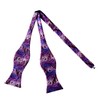 Alizeal Men's Fashion Adjustable Self-Tie Bowties with Pocket Square Set