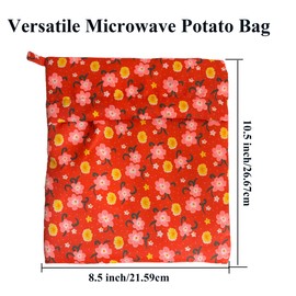 1PC Microwave Potato Bag - Reusable Potato Baking Bag, 10.5 x 8.5 Inch, Perfect for Quick and Easy Potatoes, Fast Cooking Kitchen Gadget