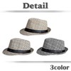 White Fang CZ161 Hat, Medium Folding Hat, Summer, Straw Hat,