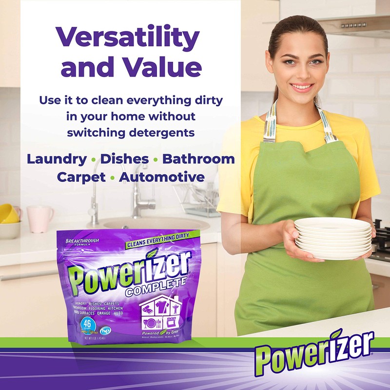 Powerizer Complete Laundry Powder Detergent & Multipurpose Cleaner | 1