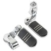 XFMT Chrome 1-1/4" 32mm Highway Engine Guard Foot Pegs W/Short