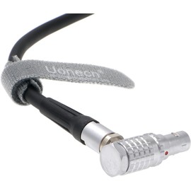 Uonecn Teradek Bond Cable for ARRI Alexa Camera, Right Angle 2 Pin Lemo Male to Right Angle 2 Pin Male for Camera