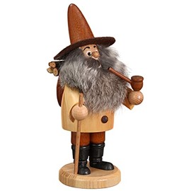 Drechselwerkstatt Uhlig DWU Incense Smoker Gnome Wood Collector Natural