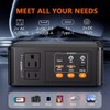 HOWEASY 120W Portable Power Station, 88WH Solar Generator, Lithium Battery