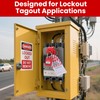TOKCKYBL Circuit Breaker Lockout Kit,12-Pack - OSHA Compliant Lockout Tagout