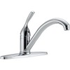 Delta Classic Single Handle Kitchen Faucet, Chrome, 100-DST