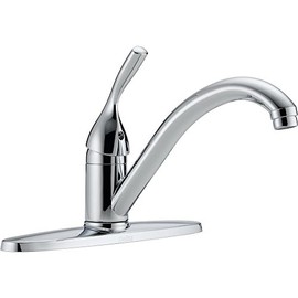 Delta Classic Single Handle Kitchen Faucet, Chrome, 100-DST