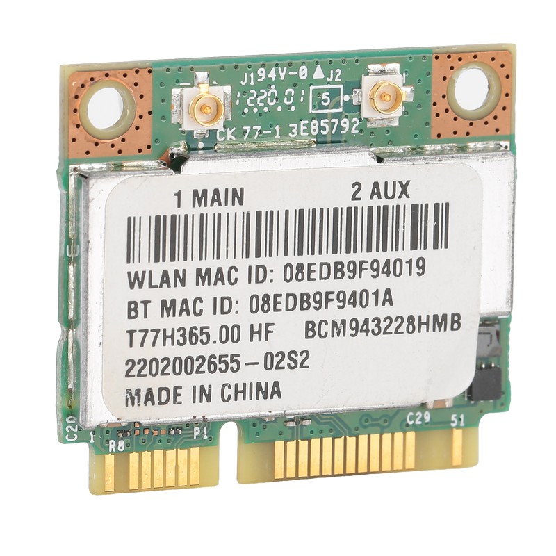 Wireless Network Card Bluetooth 4.0 Adapter BCM943228 T77H365.00 HF 300M