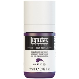 Liquitex Professional Soft Body Acrylic Paint 2-oz bottle, Quinacridone Blue Violet