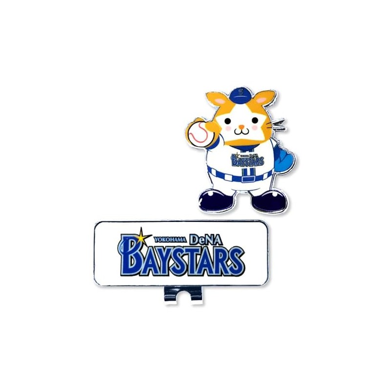 HOKUSHIN TRADING MK0471 Golf Ball Marker Yokohama DeNA BayStars Clip