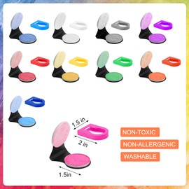 Haarkreide für Mädchen Set 10 Auswaschbare Farben Haarkreide für Kinder mit Carbonstahl-Kamm Mitgebsel Kindergeburtstag Geschenk Karneval Party Cosplay Mädchen 4 5 Jahre bis 15 Jahre Geschenkideen