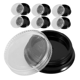 Healvian Nail Art Pink Sequins Small Nail Sequins Jar 8 Pcs Mini Container for Diy Nails Nail Glitter Jars