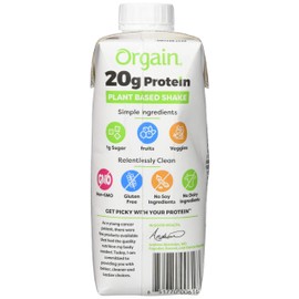 ORGAIN Creamy Chocolate Plant Based Protein Shake, 11 FZ