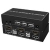Wiistar Dual Monitor HDMI Displayport KVM Switch 2 Monitors 2