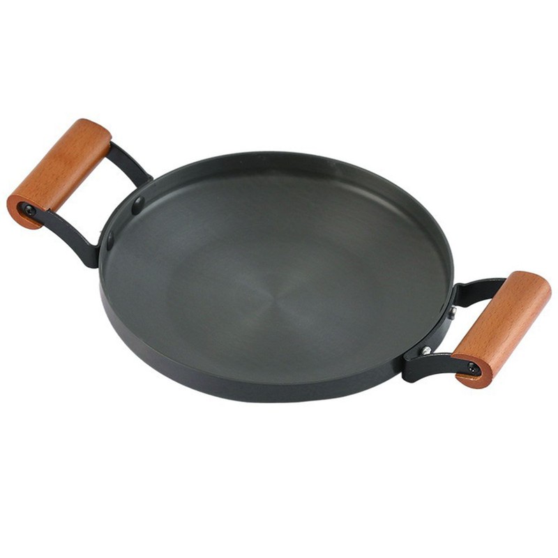 Aluminum Alloy Braiser Multifunction Induction Cooking Fry Pan with Dual