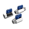 Beduan 3/4" Mini Ball Valve, Stainless Steel Female x Female