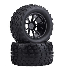 RC Tyres, 4 Pieces/Set 1:10 RC Wheel Tyre Rubber Tyres Compatible with hsp Redcat Exceed Truck Offroad Car (10 Holes) Other Hand Tools Industrial Tools