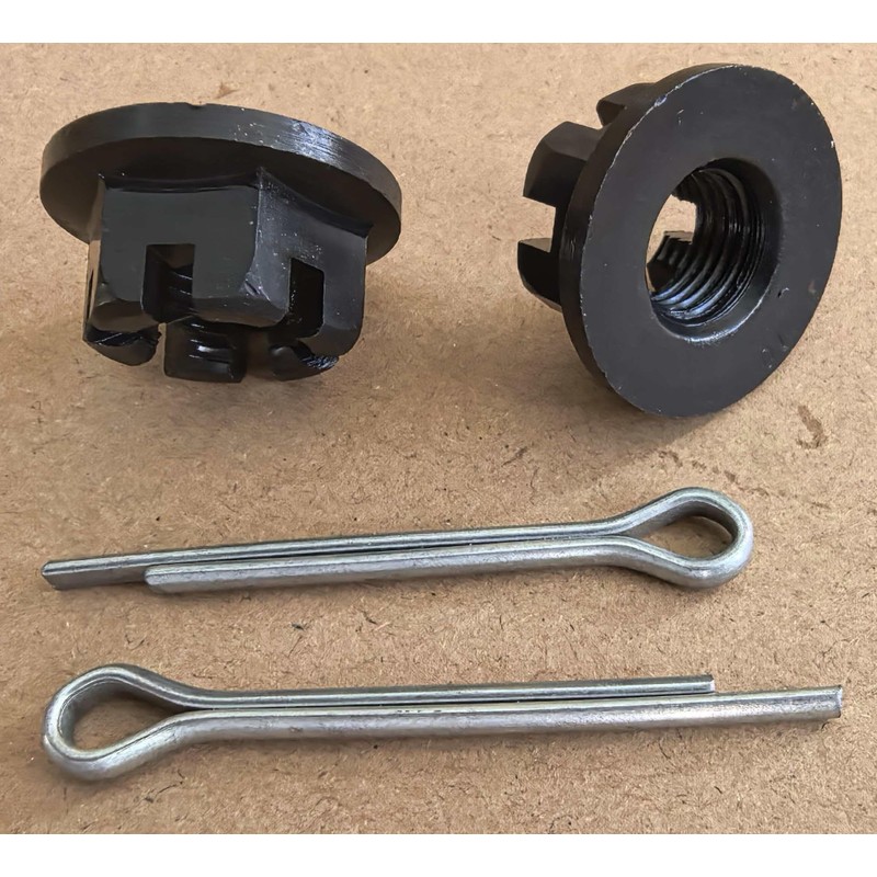 2Pcs Rear Axle Castle Nuts M14*1.5 Replacement for Yamaha ATV