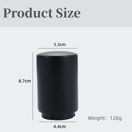 Automatic Beer Bottle Opener | Lerkumey Magnetic Stainless-Steel Push Down Bottle Opener | Funny Bartender Tool | No Damage to Cap(Black)…