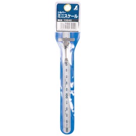 sinwa Mini Scale Silver 15 cm on the lower 1 mm Pitch 13242