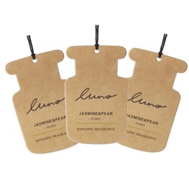 CARMATE Luno Car Room Space Hanging Air Freshener Hanging Paper Jasmine & Pair H1462