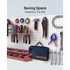 Luxtude Battery Holder Organizer with Tester, Clear Batteries Storage Organizers