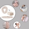 lattefine Multi-functional 2-in-1 Travel Blanket with Neck Pillow Cover, Soft