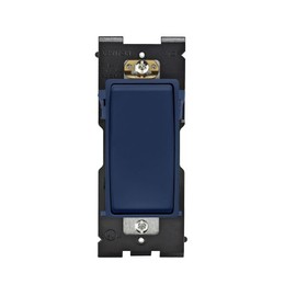 Leviton Renu Switch RE154-RN for 4-Way Applications, 15A-120/277VAC (Rich Navy)