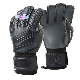 KELME Goalkeeper Goalie Gloves with Finger Protection, Strong Grip Padding and Palm, Wrist Support & Sticky Latex for Indoor Soccer for KidsãAdultãYouth (Traning Level,Artificial Grass Field)
