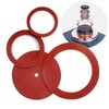 HAADID Vacuum Casting Gasket, 4Pcs Classic Pro Gasket Gaskets O-Ring